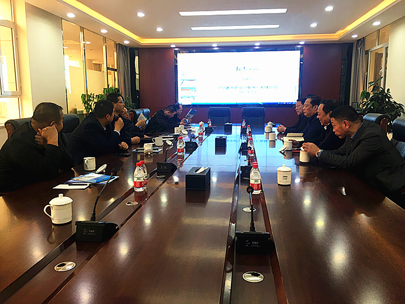 山西西銘礦、屯蘭礦領(lǐng)導(dǎo)來我司考察