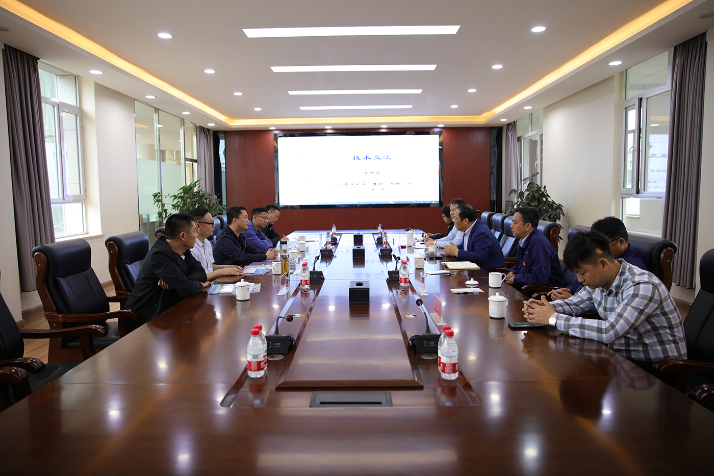 鄭州煤電股份有限公司告成煤礦領(lǐng)導(dǎo)來我司考察“擴安一體化”項目